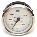 Faria Beede Boat Speedometer Gauge SE9874A - Kronos Silver 3 1/4 Inch