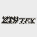 Yar-Craft Boat Raised Brand Decal LH7053 - 219 TFX Black Sticker