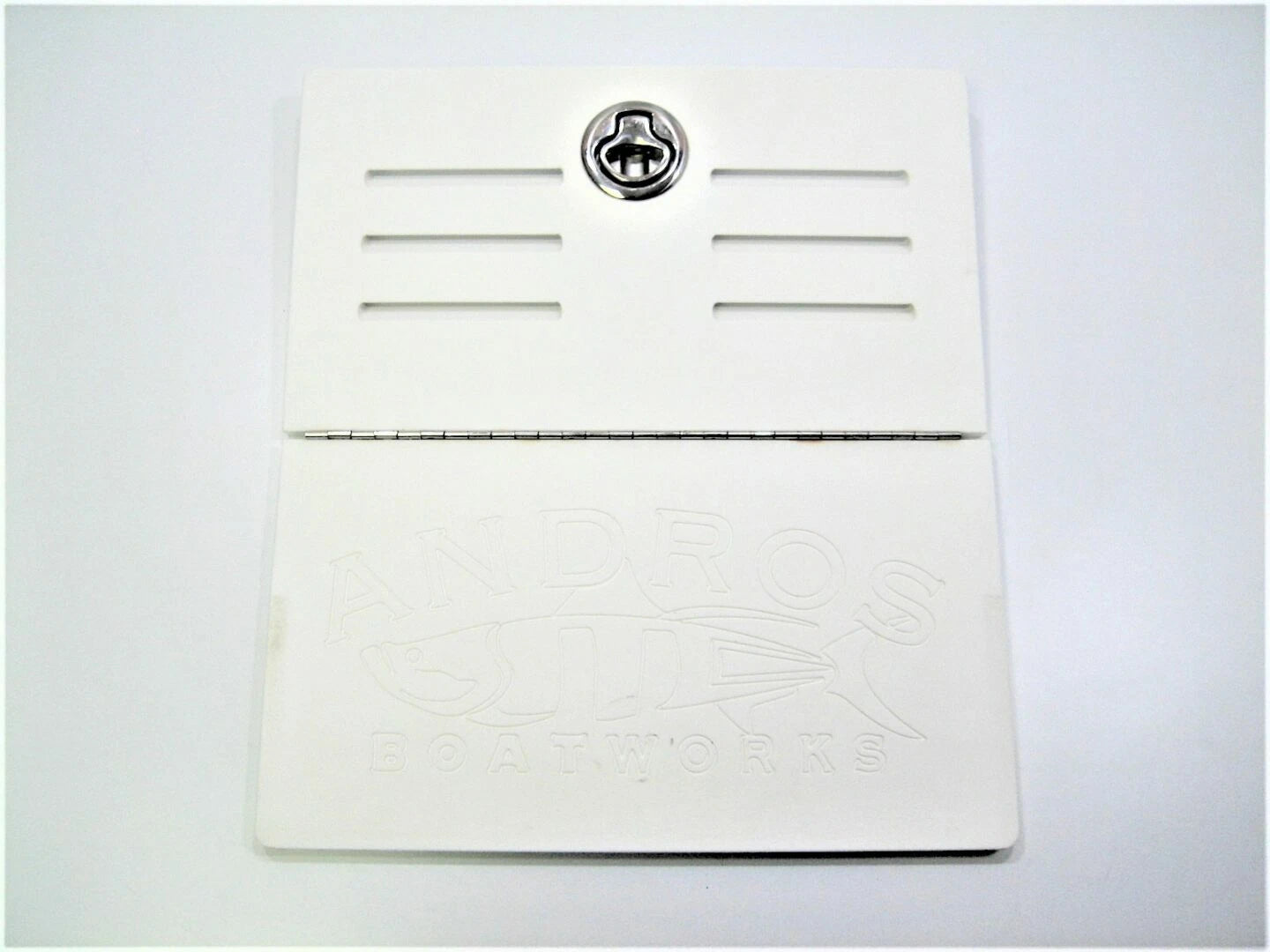 Andros Boatworks Marine Boat Vented Engraved Folding Hatch Door *BLEM*FREE SHIP