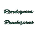 Bayliner Boat Decals 104633 - Rendezvous Dark Green Metallic (pair)