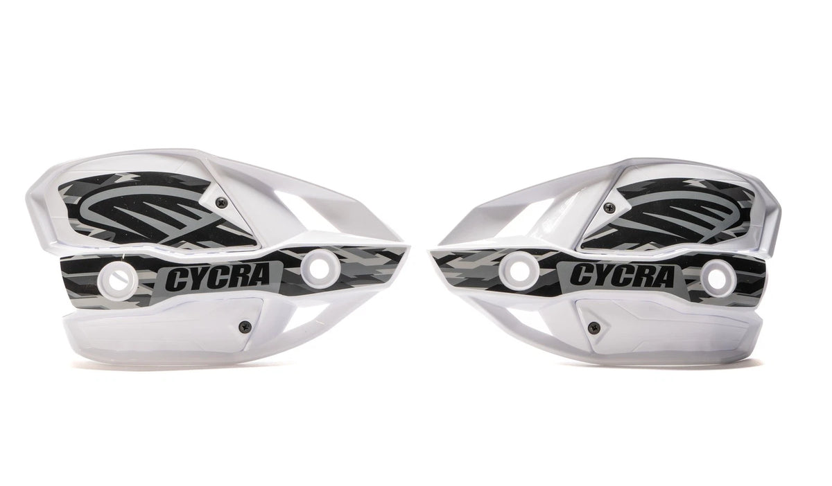 CYCRA Ultra Handshields with Covers White for Offroad Motorcycles 2010-2023
