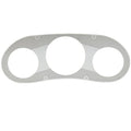 Ranger Boat Gauge Panel Blank 7202461 - 14 1/2 X 5 5/8 Inch Aluminum