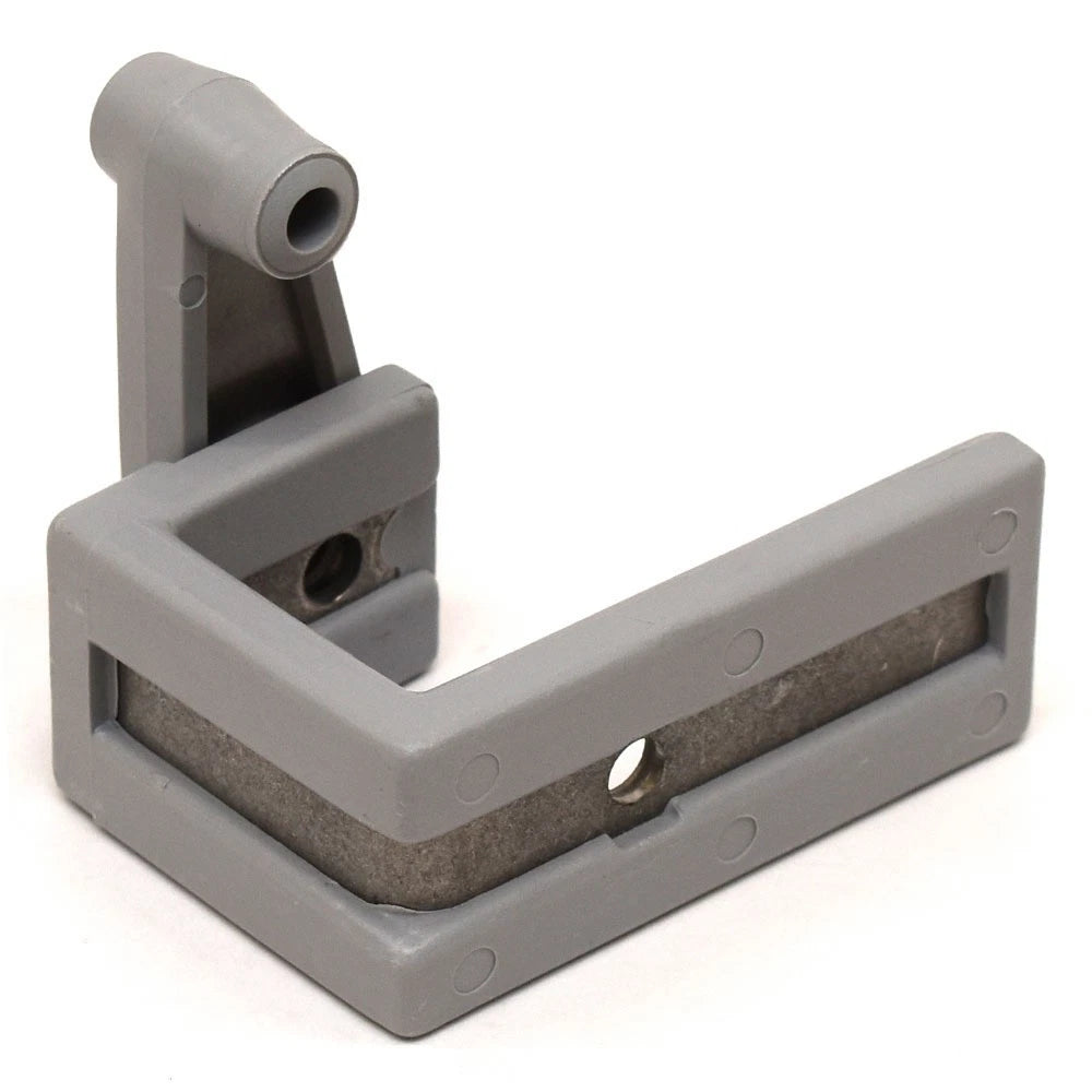 Marine East Boat Gate Latch 4496-G-L - Gray Plastic SS (left)
