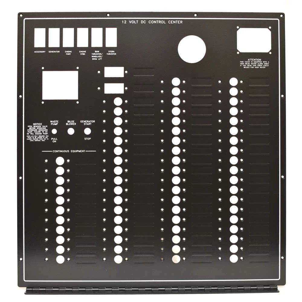 Marquis Boat Blank Breaker Panel 5766648 - 12V DC Aluminum