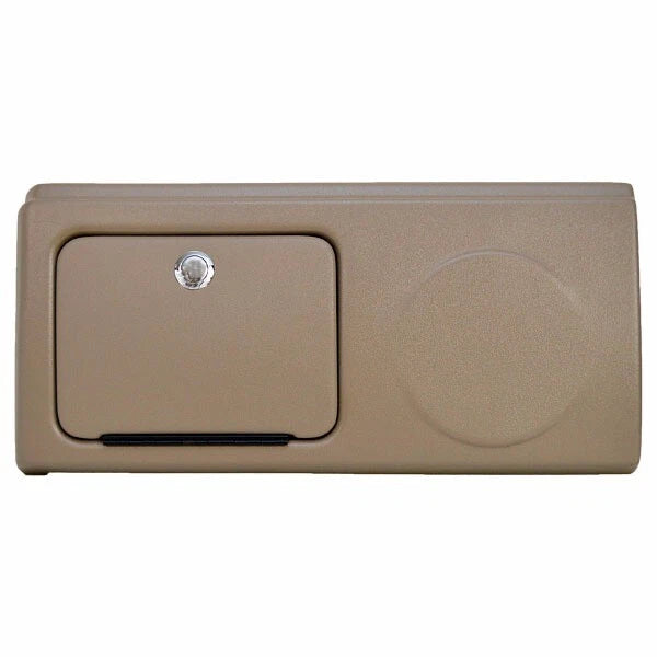 Lund Boat Glove Compartment Panel - Brown Plastic Fold Out Console