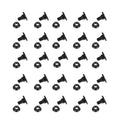25 Pack: Bolt & Nut Kit Fits John Deere Replaces PMLBF0004