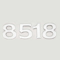 Montego Bay Boat Raised Decal 342-0513 - 8518 Model Silver Sticker