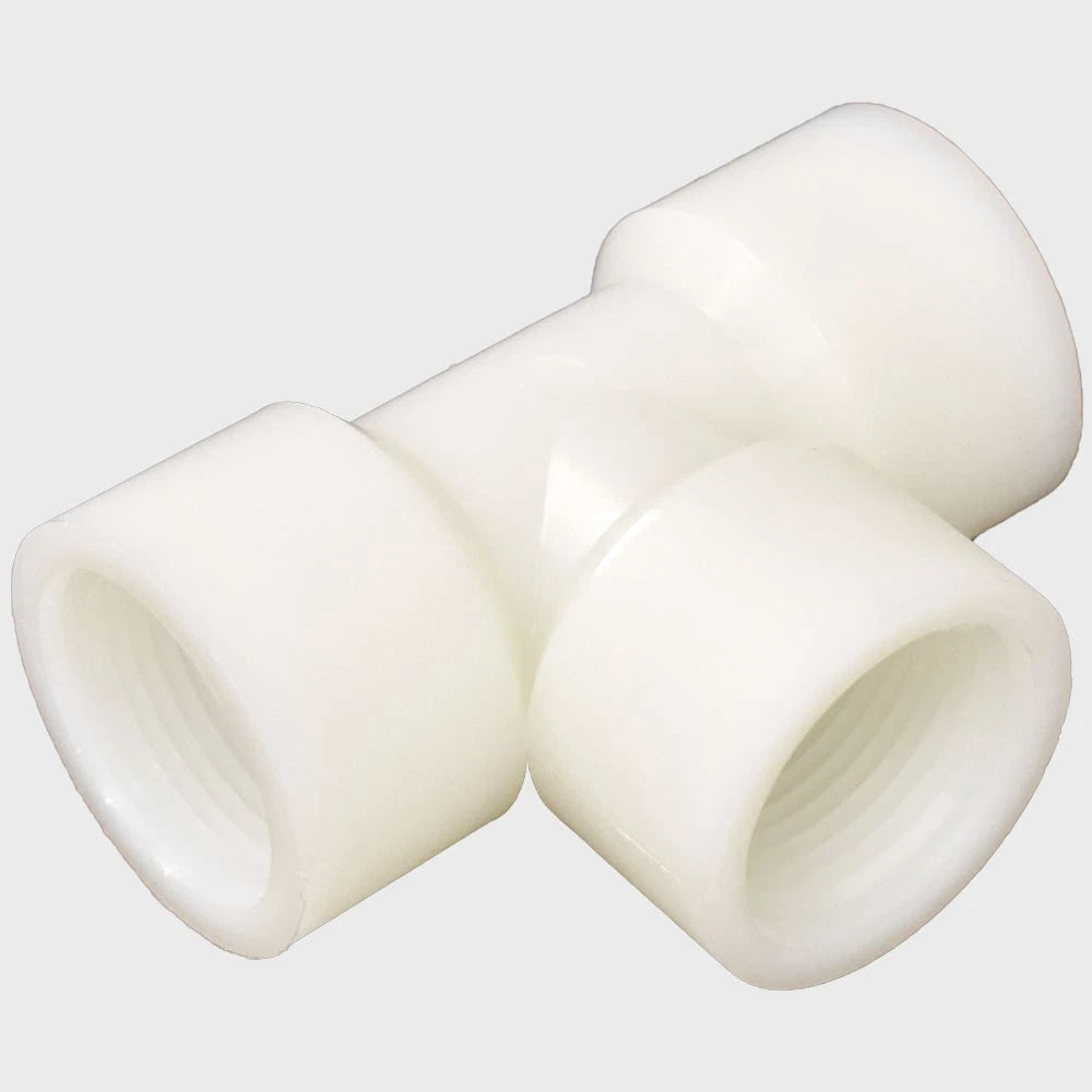 Cobalt Boat Tee Fitting 510625 - 1 1/8 Inch White Nylon