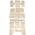 G3 Boat Non-Skid Deck Mats 73346031 - SP24 Cream SeaDek (kit)