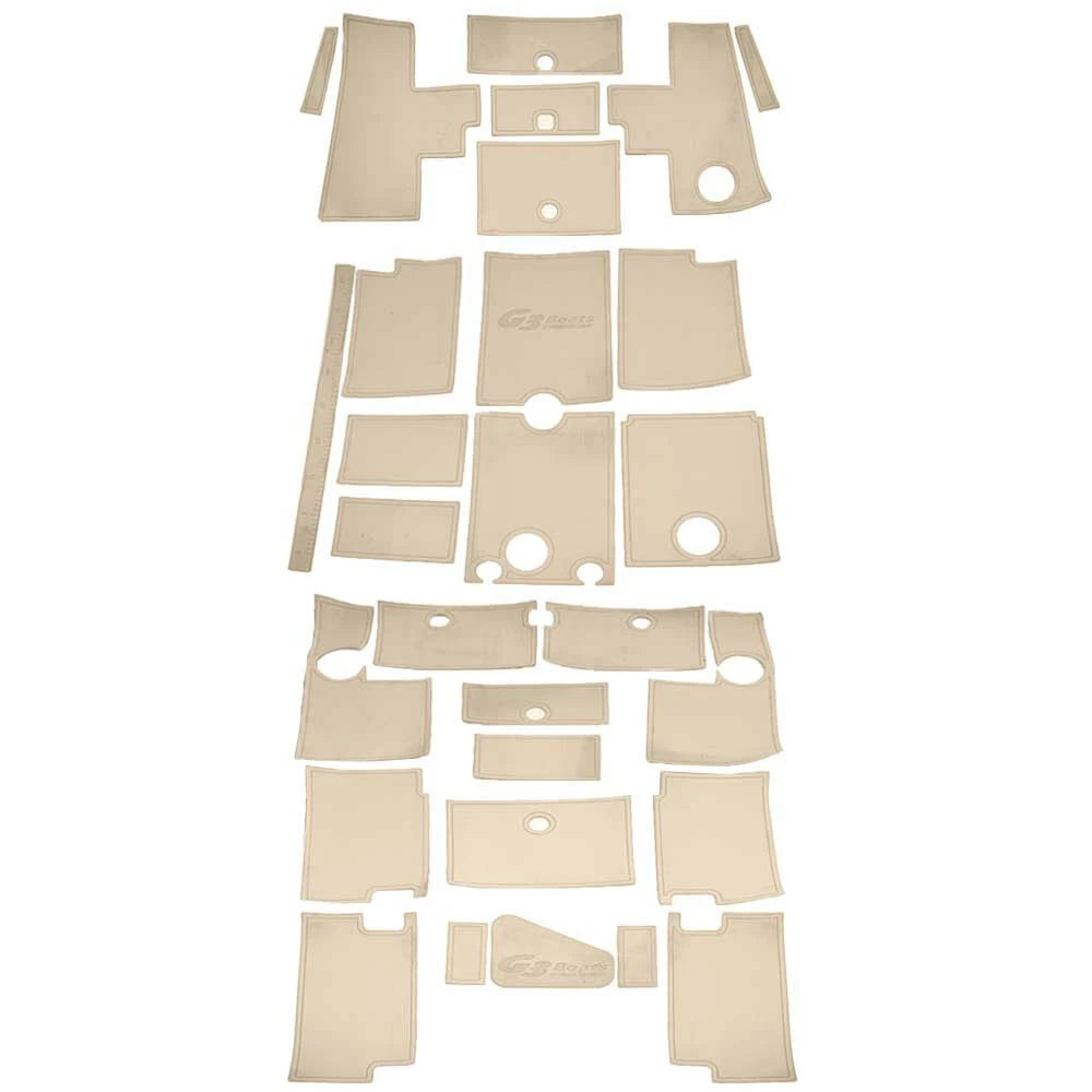 G3 Boat Non-Skid Deck Mats 73346031 - SP24 Cream SeaDek (kit)
