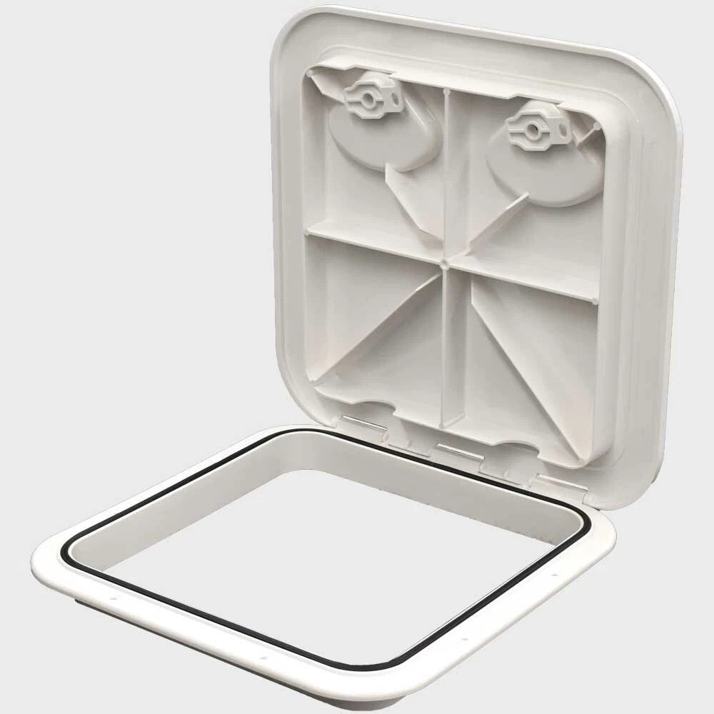 SeaFlo Boat Access Hatch 370-375-01 - 14.5 X 14.7 Inch White ABS