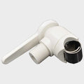 Newmar RailFast Boat Antenna Mount 311-NLH - Lay Down Handle White