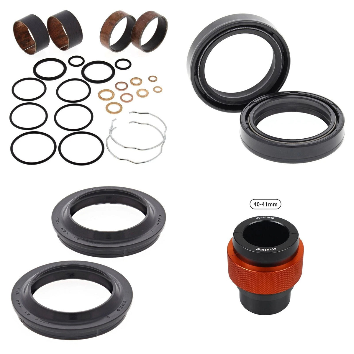 Complete Front Fork Rebuild Kit for Honda CBR1000F 1987-1996 with Driver