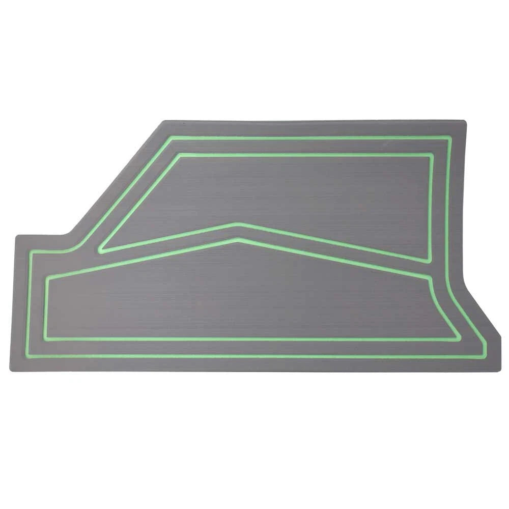 Cobalt Boat Non-Skid Deck Mat 408721 - Gray/Green Foam Rubber