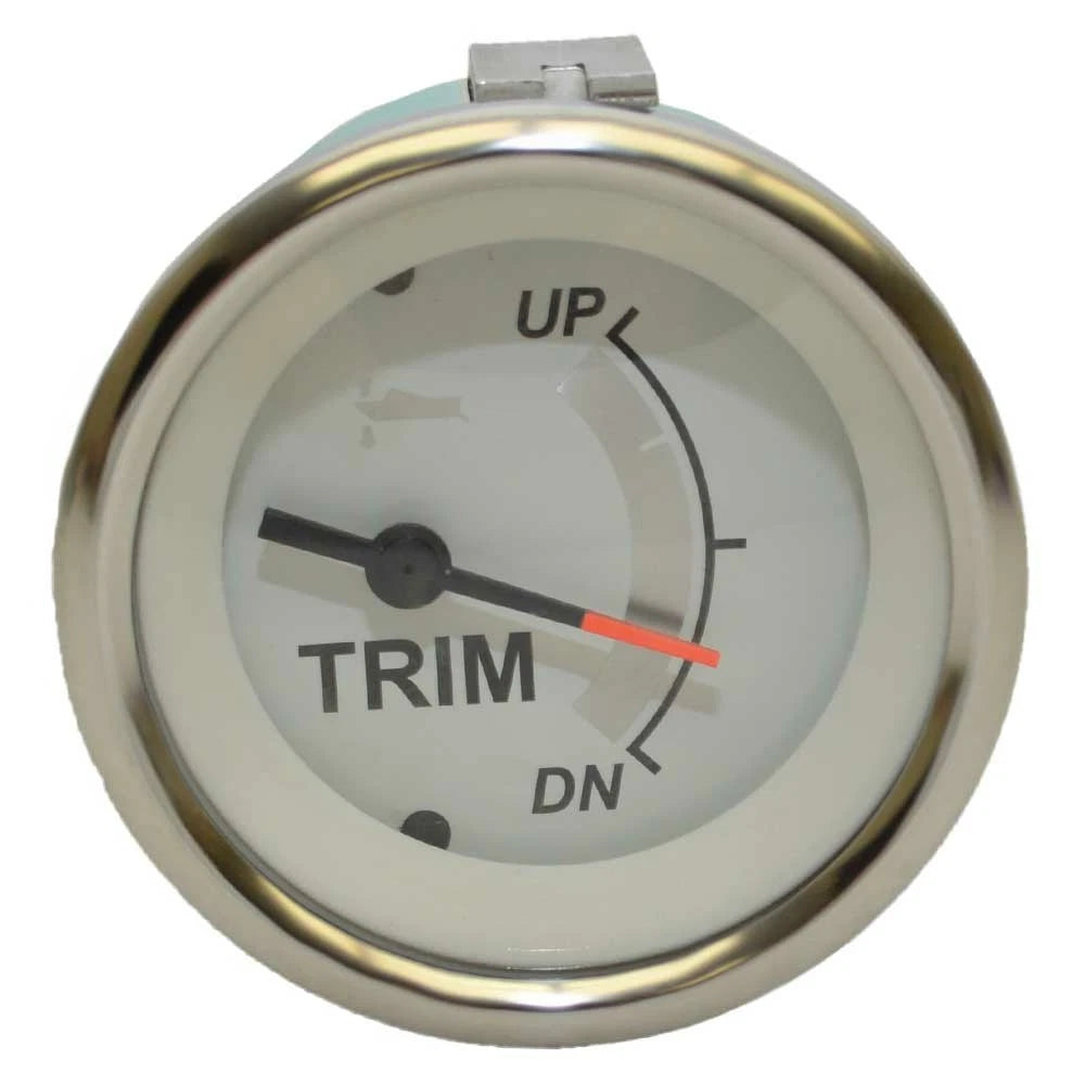 Teleflex Boat Trim Gauge 67526F - Suzuki Sterling White 2 Inch