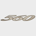 Cruisers Boat Model Decal Sticker V2112300 - 560 Express Silver Taupe