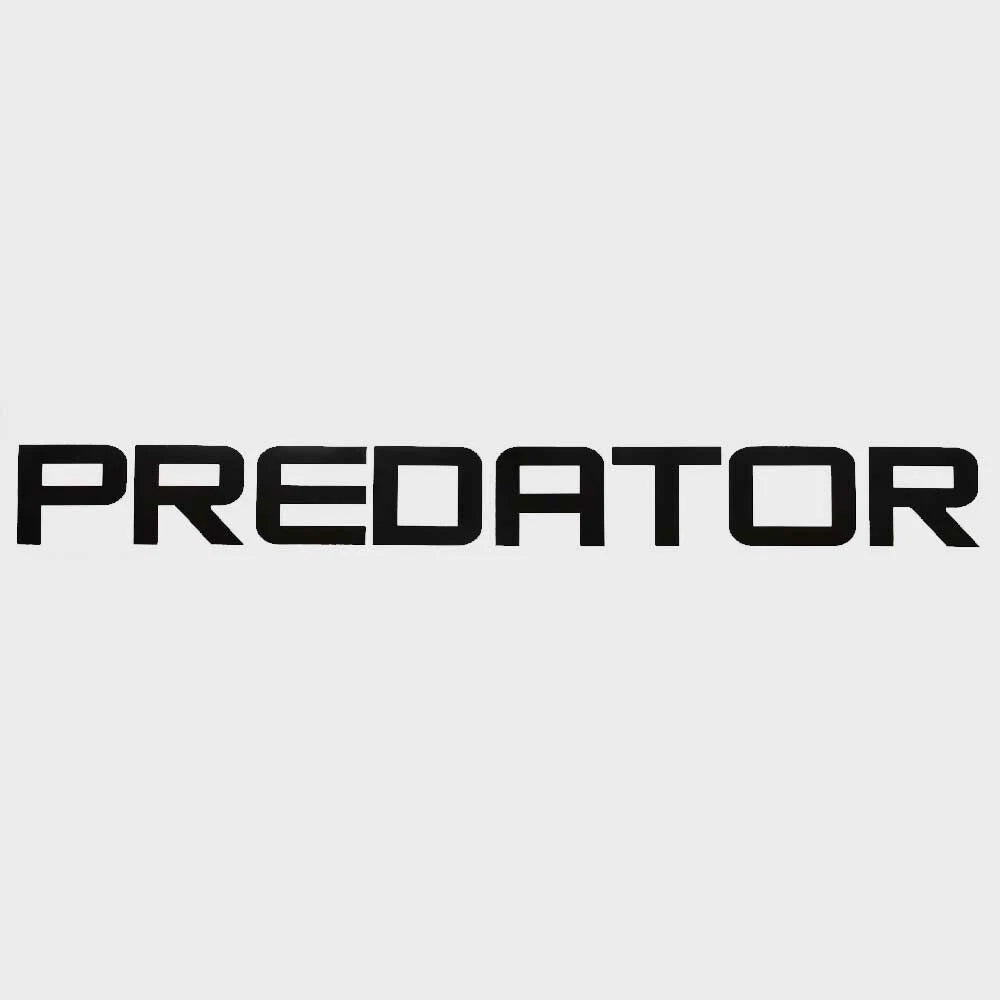 Lowe Boat Model Decal 2278951 - Predator Black Vinyl Sticker