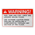Boat Warning Decal - Fuel Tank - Lines 5 X 3 Inch