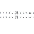 Sun Tracker Pontoon Boat Decals 145476 - Party Barge 25 Sticker (pair)