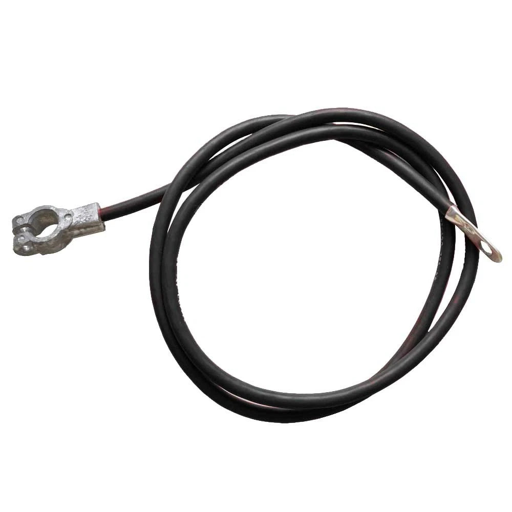 Rinker Boat 1/0 AWG Battery Cable - 13.7 Foot Black with Terminal