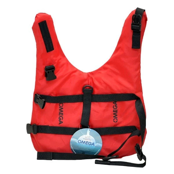 Omega Boat Dog Life Vest 40902-M - Medium 15-30 Lbs Red