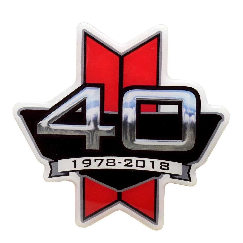 Tracker Boat OEM Raised Emblem Decal - 40th Anniversary