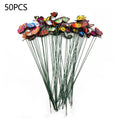 Butterfly Stakes Waterproof Flower Garden Display 25*4cm 50pcs Outdoor