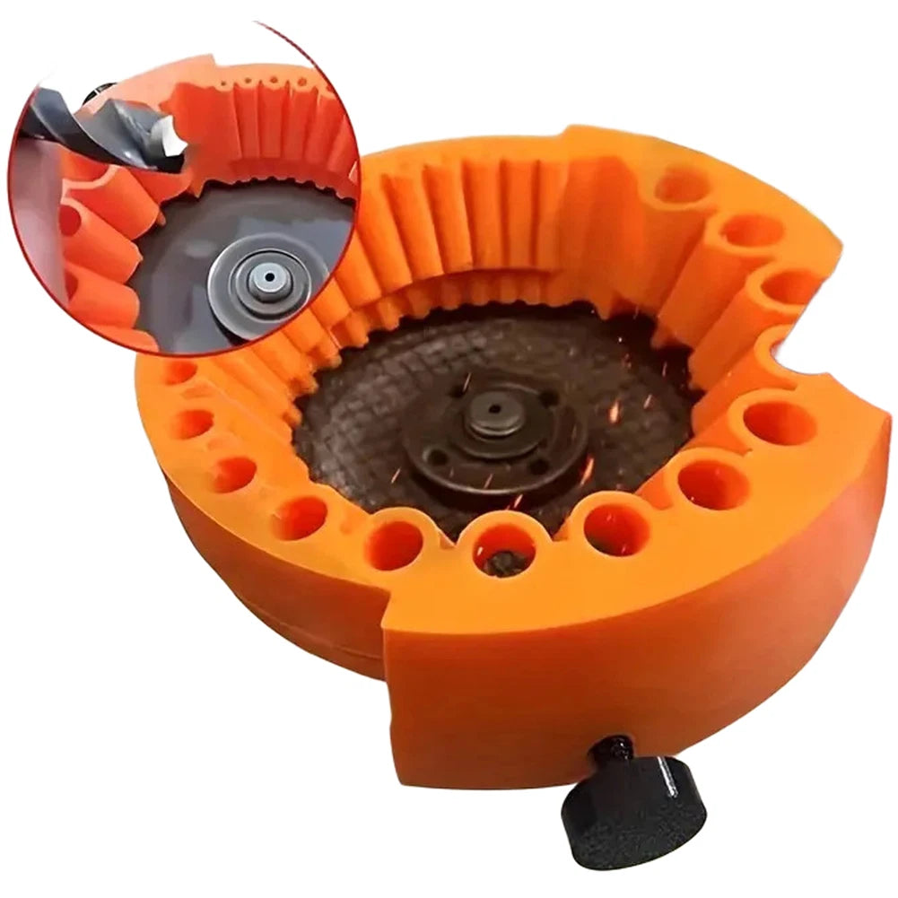 Drill Bit Sharpener for Angle Grinder with Sizes from 3 32 to 12 Inches