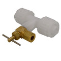 SEA RAY 2105044 PEX PLASTIC MARINE BOAT T FITTING with BRASS SHUT OFF