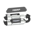 MBRP Dual Stacked Slip-On Exhaust System Muffler 2020 Polaris RZR Pro XP