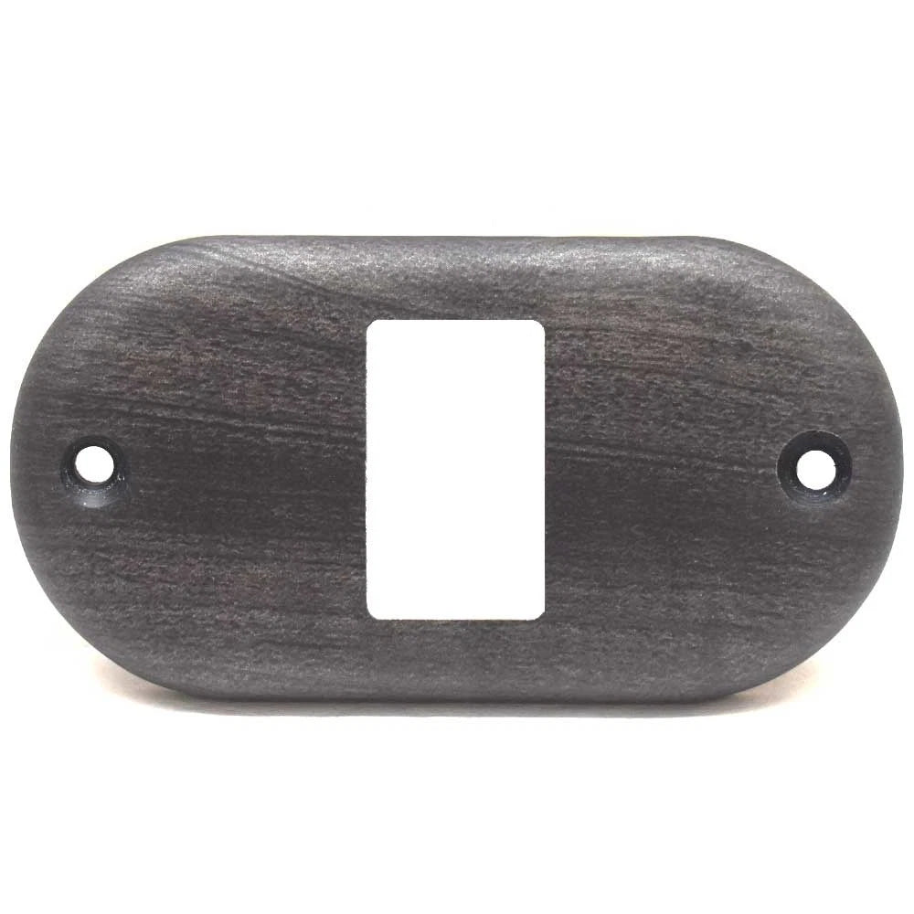 Godfrey Pontoon Boat Blank Rocker Switch Panel - 4 3/8 Inch Graywood