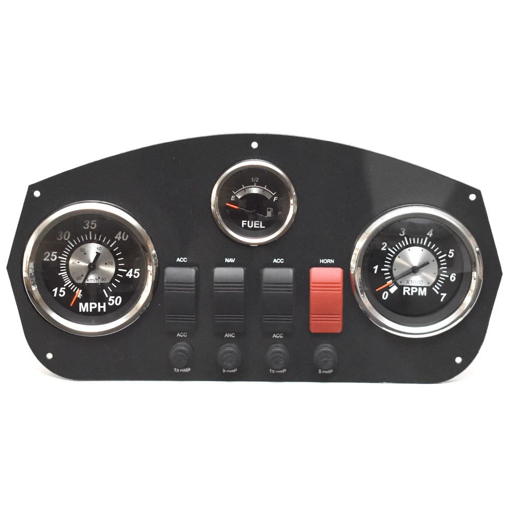 Lowe Boat Dash Gauge Panel 2284103 - VeeThree Speckle Black
