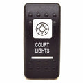 Carling Boat Rocker Switch Cover - Court Lights Illuminated Actuator