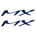 Glastron Boat Emblem Decal Sticker 0572766 - MX Blue (pair)
