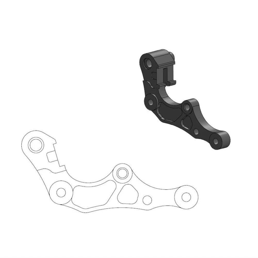 MotoMaster Front Caliper Adapter 260 for KTM 85 SX 2021-2024