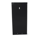 Black Plain Leather Gas Tank Panel Bib No Design Simple Smooth for Harley