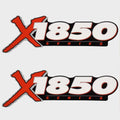 Tracker Boat Decal - X1850 Series 10 X 3 1/2 Inch (pair)