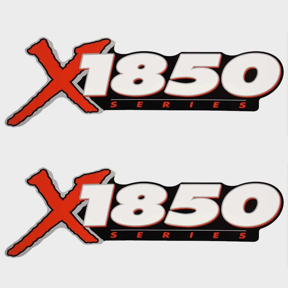Tracker Boat Decal - X1850 Series 10 X 3 1/2 Inch (pair)