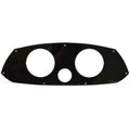 Rinker Boat Gauge Dash Panel Blank - Black Acrylic 19 3/4 X 6 5/8 Inch
