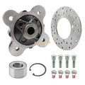 Rear Wheel Hub Bearing Studs Brake Rotor Kit for Polaris Ranger 900 1000 XP Crew
