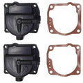 2Pcs Carb Bowl Float Chamber Assembly 433000 for Johnson Evinrude 90-175HP 1994&Up