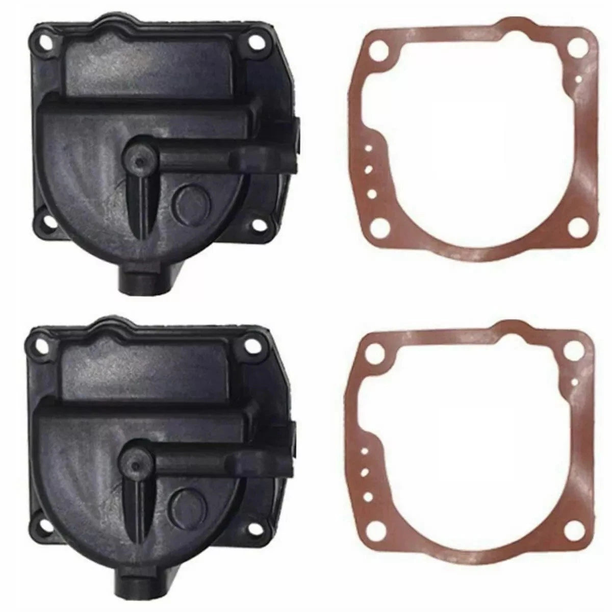 2Pcs Carb Bowl Float Chamber Assembly 433000 for Johnson Evinrude 90-175HP 1994&Up