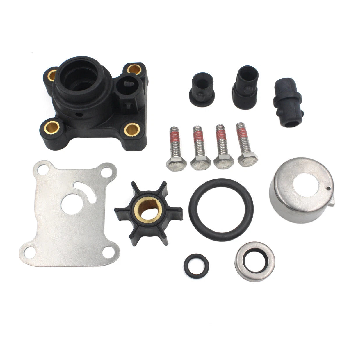 Water Pump Impeller Kit for Johnson Evinrude OMC 8 9.9 15 HP Outboard 0394711