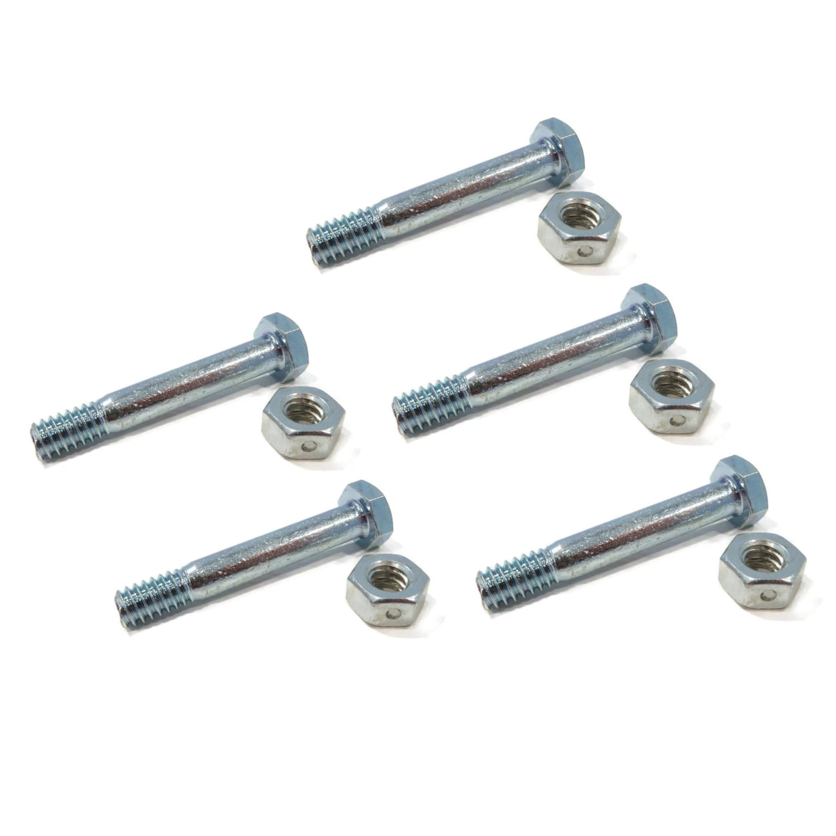(pack of 5) Shear Pin Bolt & Nut for John Deere Snowblower PC2569, PC2570 24