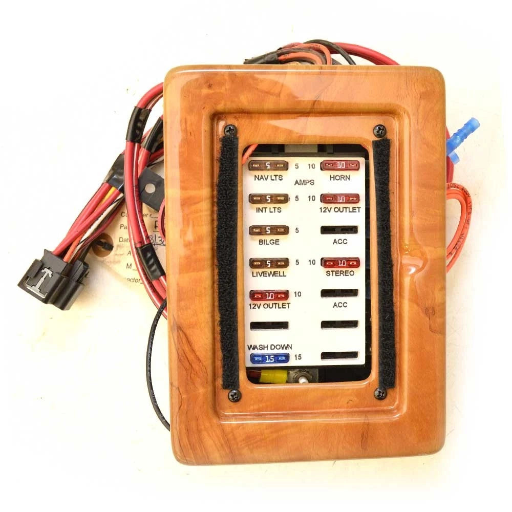 Lund Boat Fuse Panel Woodgrain