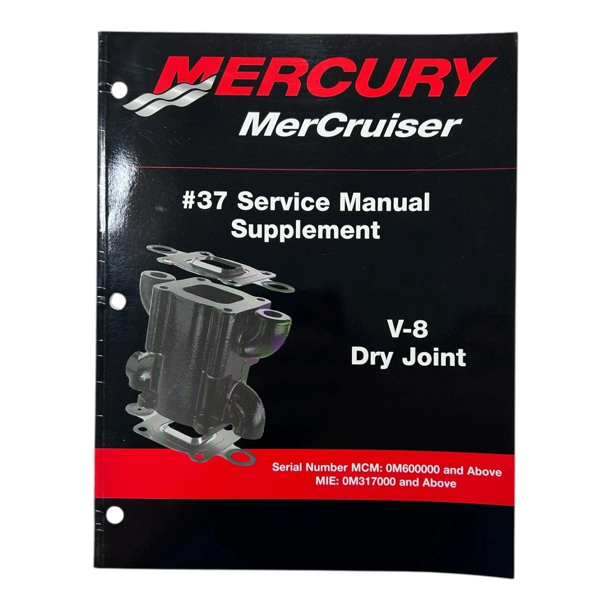 Mercury MerCruiser 90-86420020, V-8 Dry Joint #37 Service Manual Supplement
