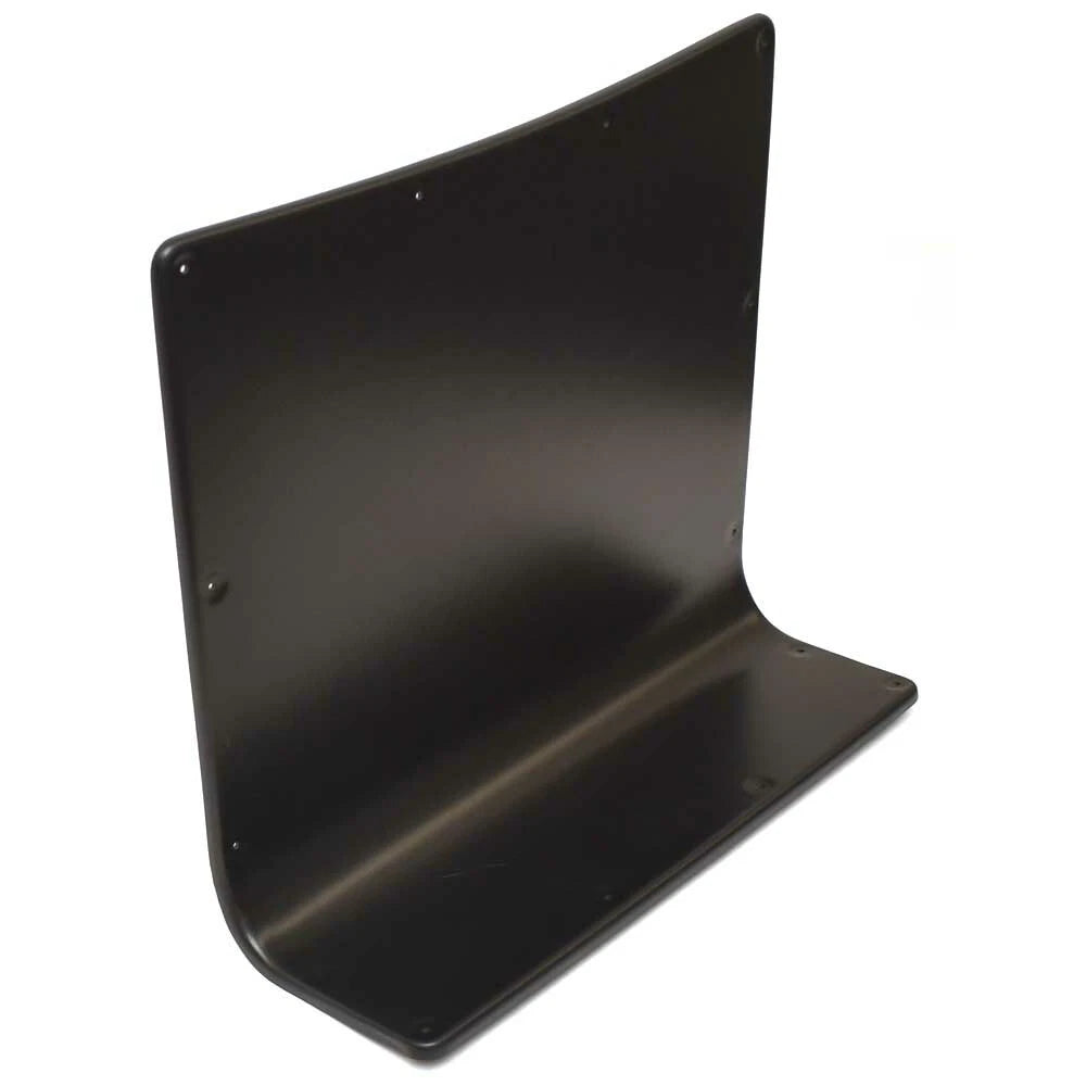 Boat Helm Panel Blank - 19 X 21 1/2 X 6 1/4 Inch Plastic Black