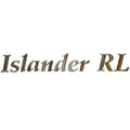 Palm Beach Boat Raised Decal 30000369 - Islander RL Silver Sticker