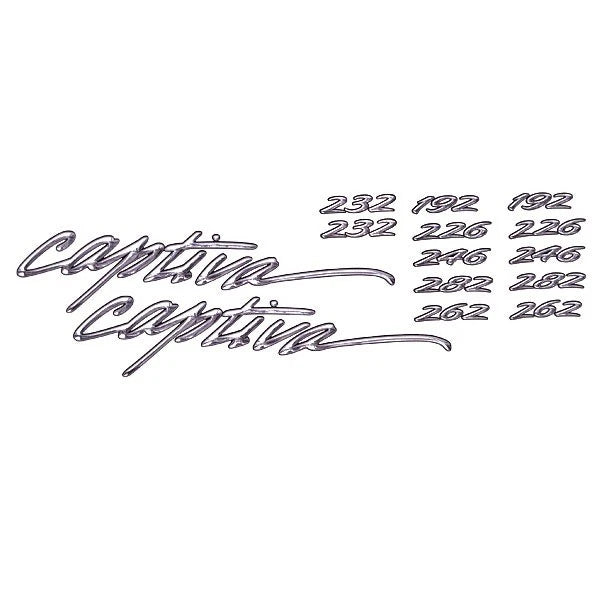 Rinker Boat Decal - Captiva Stickers (kit)
