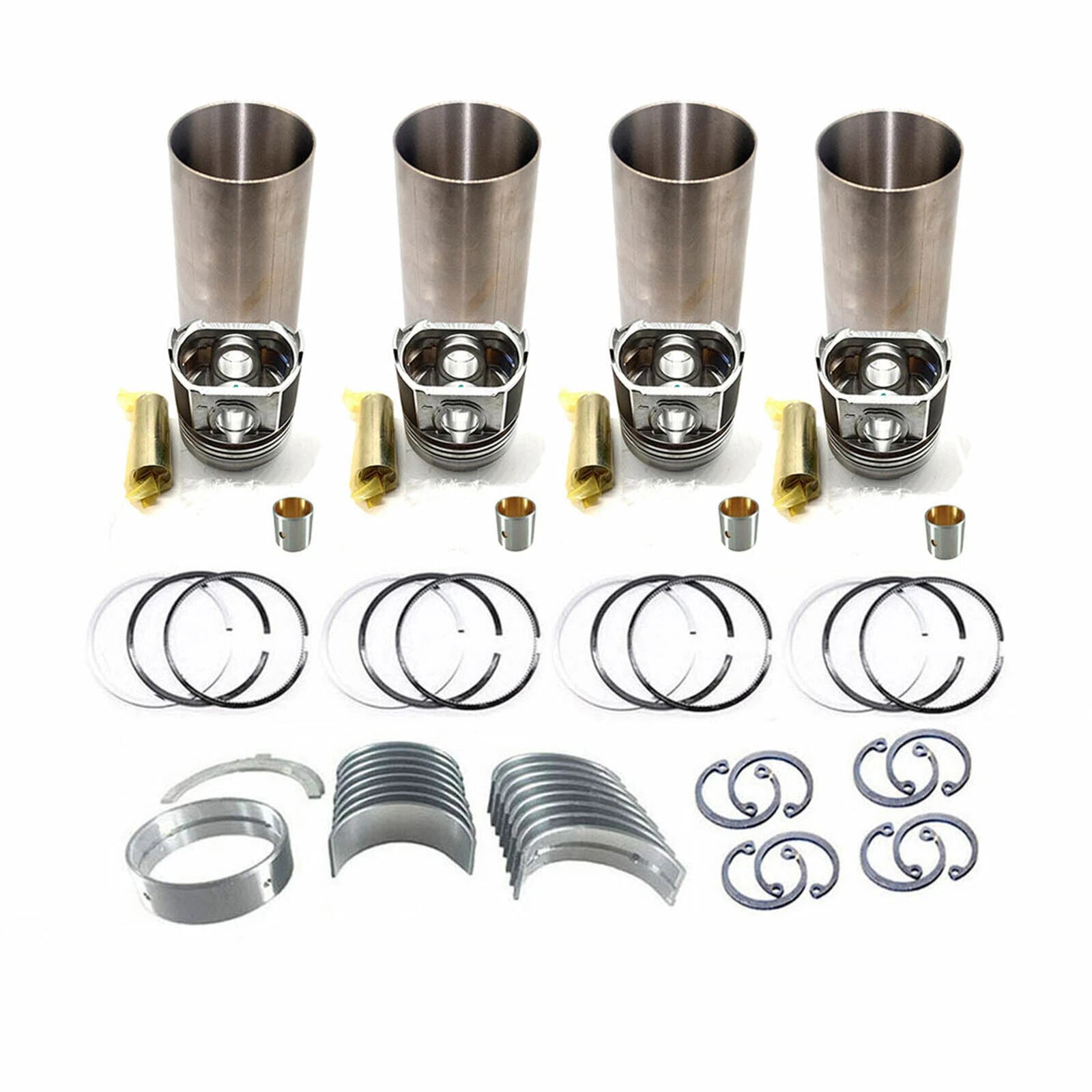 Overhaul Rebuild Kit for Yanmar 4TNB82 Engine Excavator Tractor
